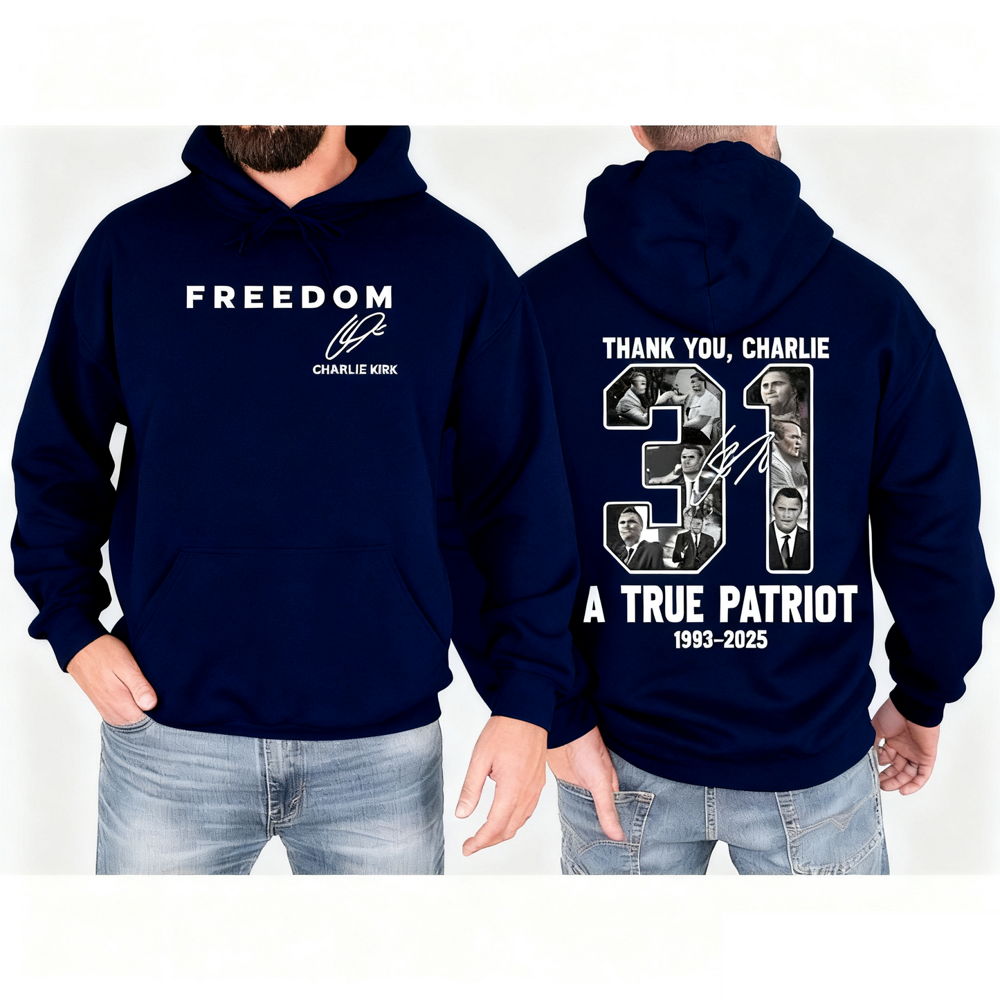 Men's Commemorative freedom 31 Printed Hoodie