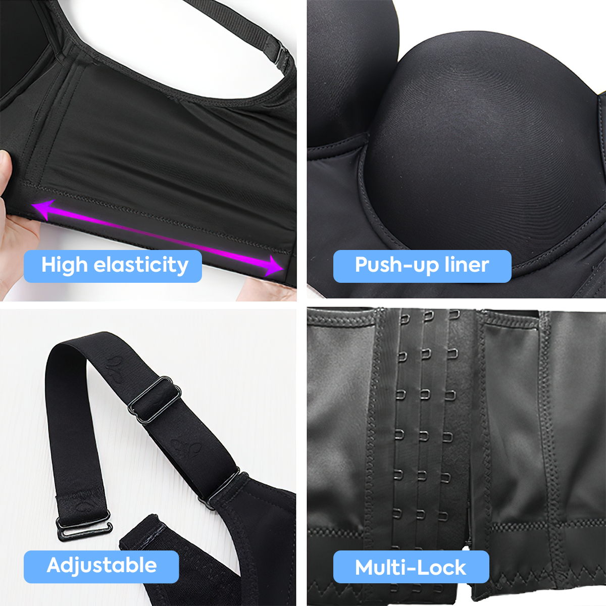 Push-Up Back Smoothing Bra