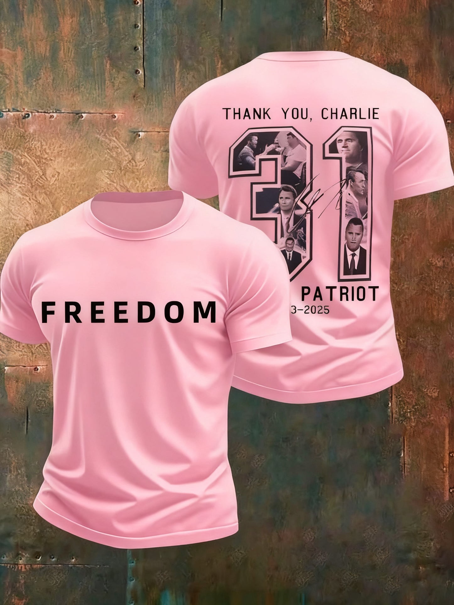 Men's Commemorative freedom 31 Printed T-Shirt