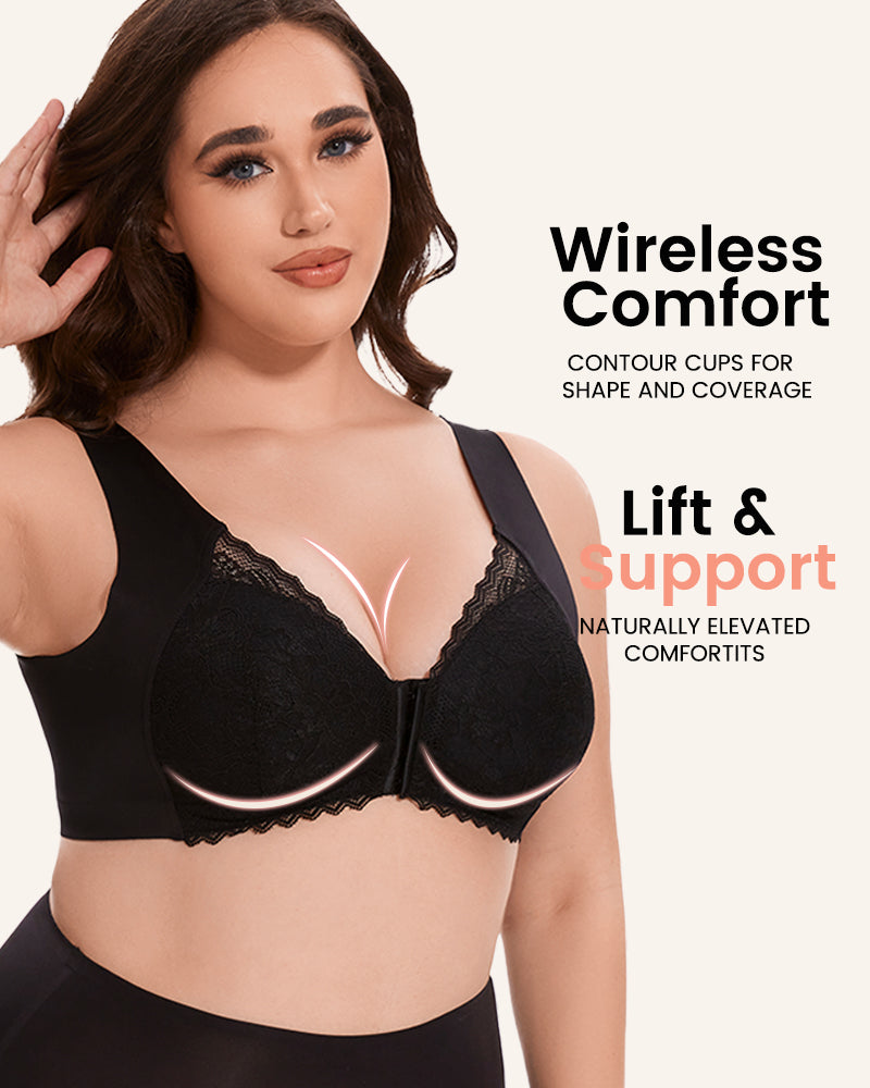 Front Closure '5D' Shaping Wireless Bra