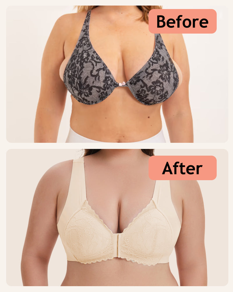 Front Closure '5D' Shaping Wireless Bra