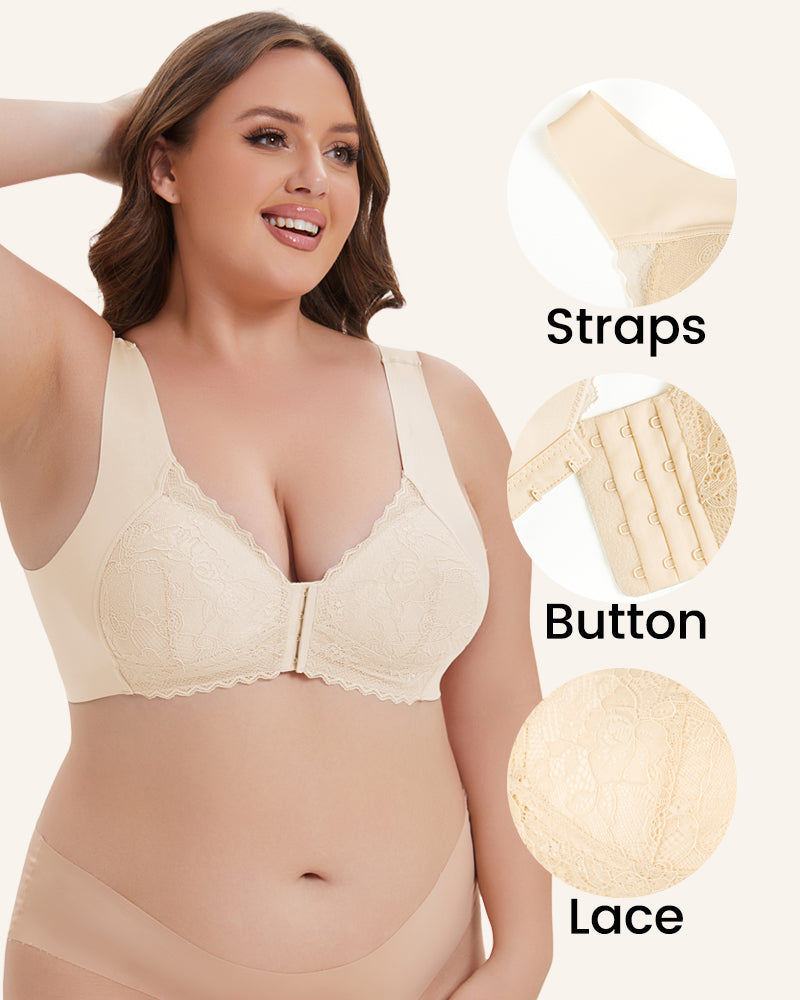 Front Closure '5D' Shaping Wireless Bra