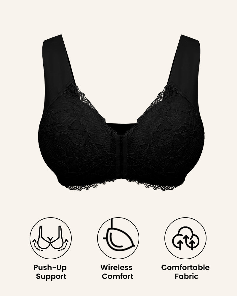 Front Closure '5D' Shaping Wireless Bra