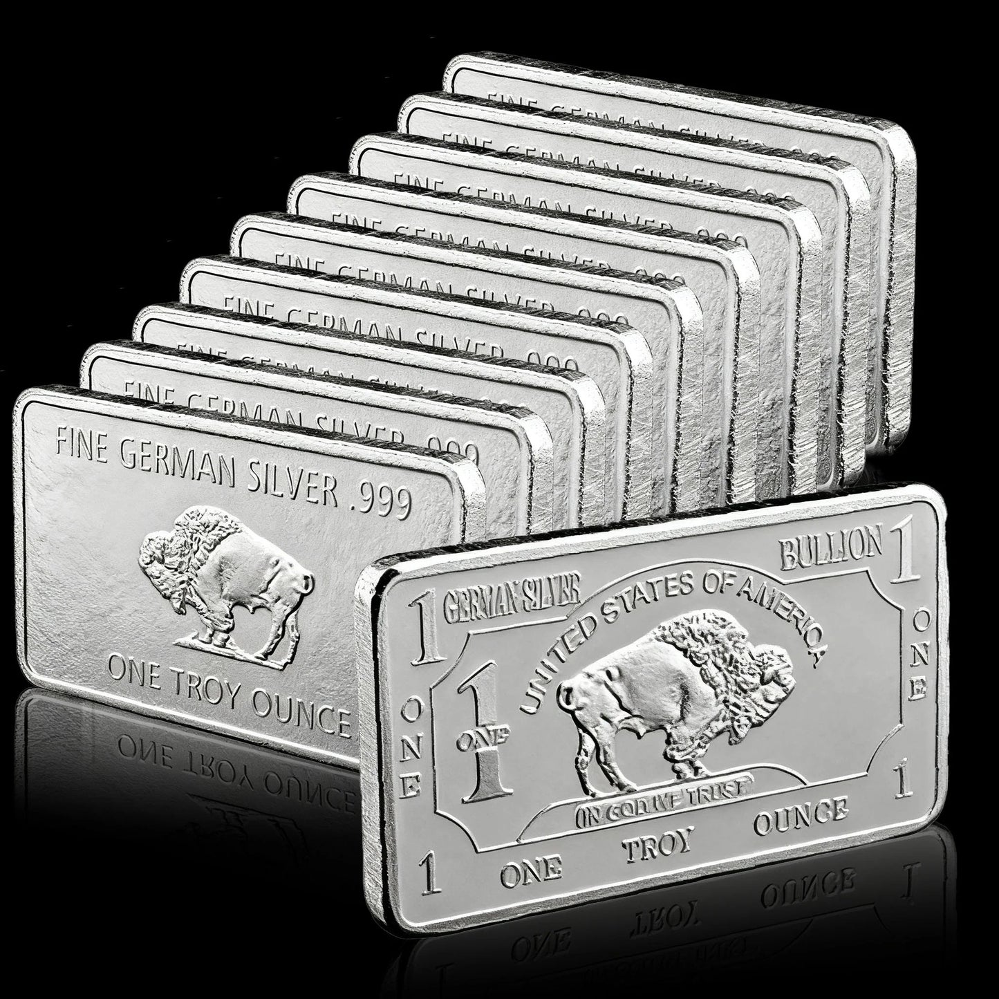Germany Buffalo Silver Bar ( 1 Troy Ounce )