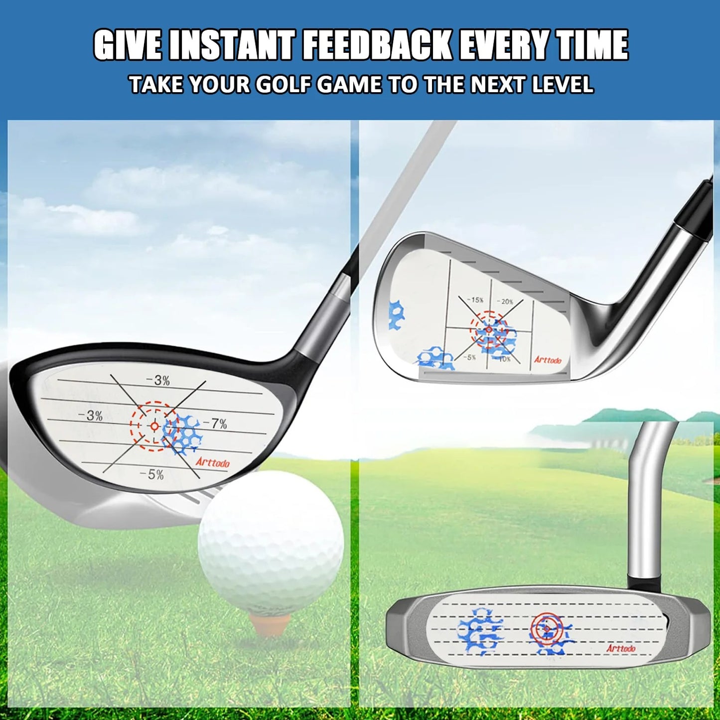 Golf Impact Tape – Master Your Swing, Perfect Your Game (100 Sheets)