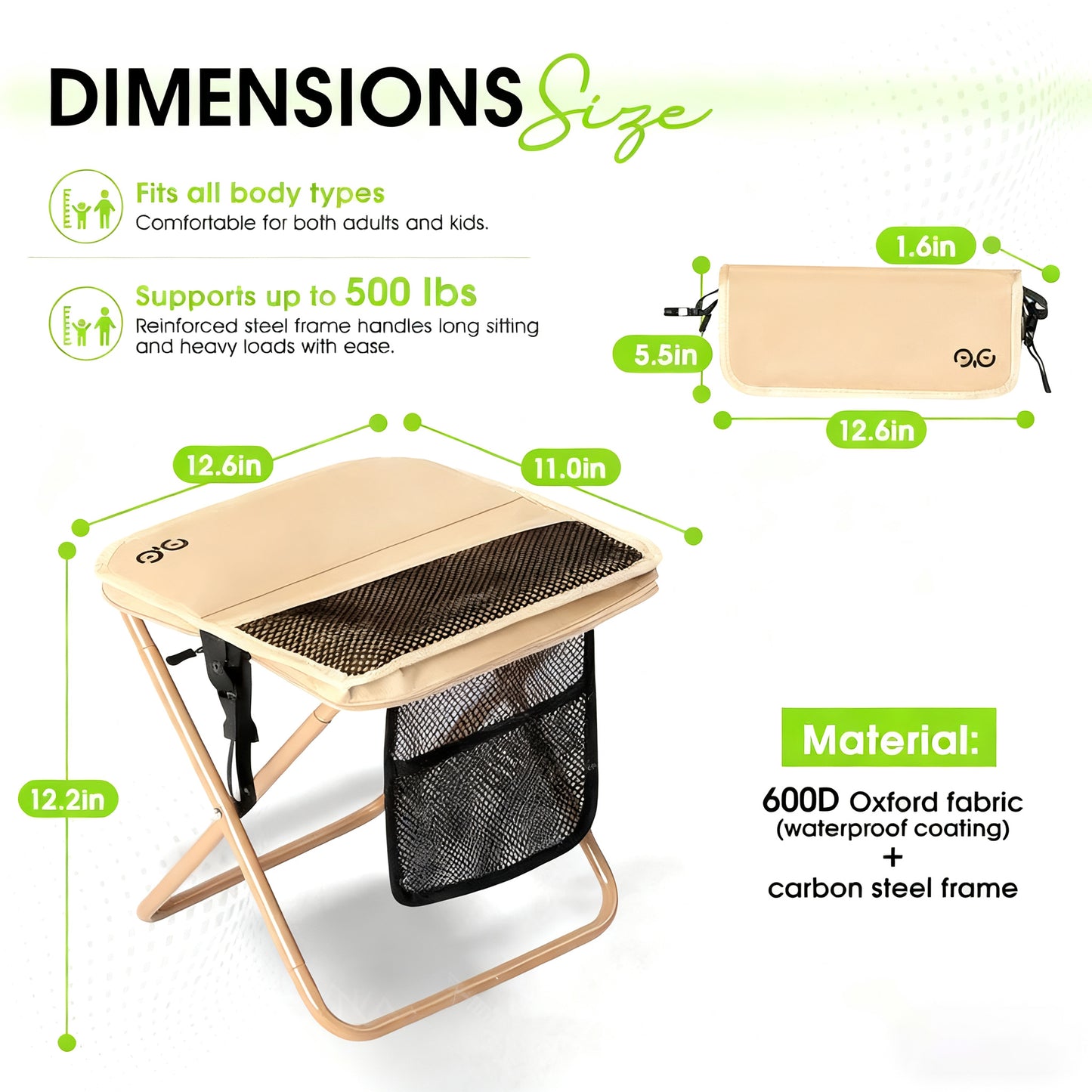Portable Foldable Camping Chair