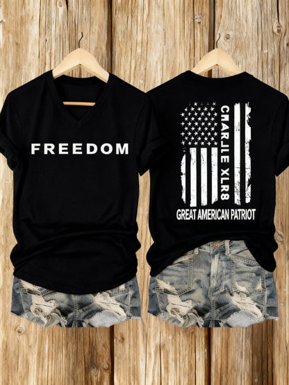 Women's Freedom Printed T-Shirt