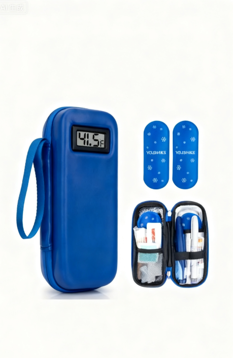 Insulin Cooler Travel Case with Temperature Display