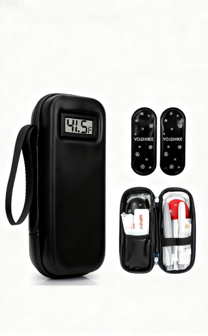 Insulin Cooler Travel Case with Temperature Display