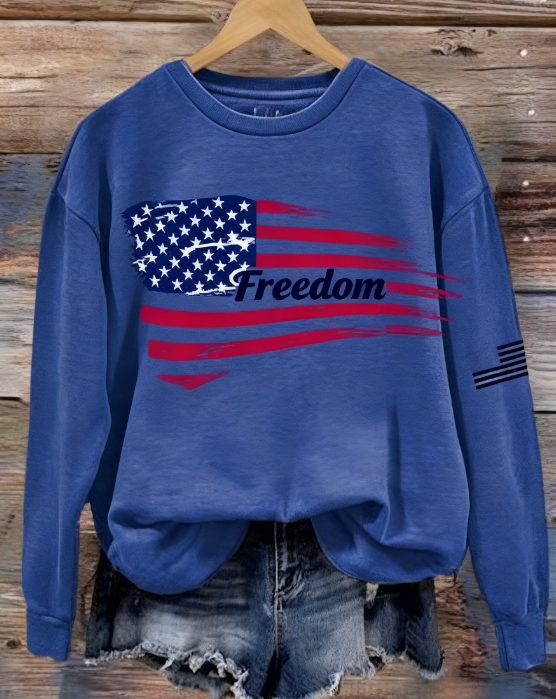 Women's Freedom Print Sweatshirt