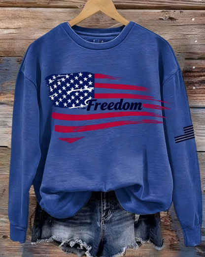 Women's Freedom Print Sweatshirt