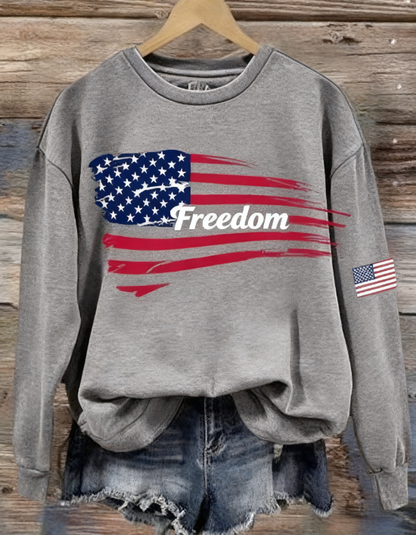 Women's Freedom Print Sweatshirt