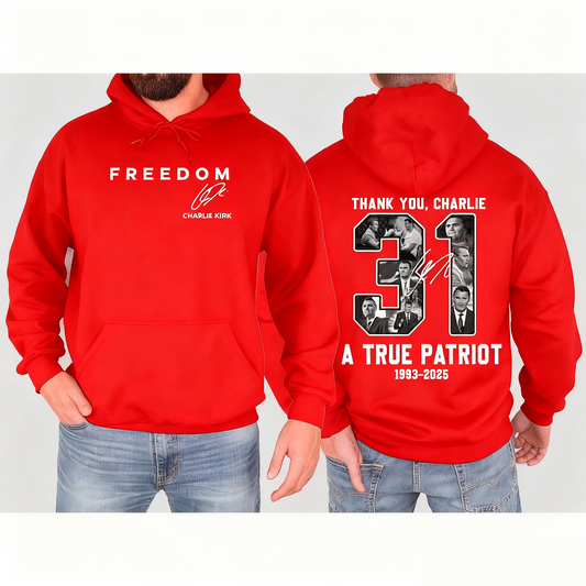 Men's Commemorative freedom 31 Printed Hoodie