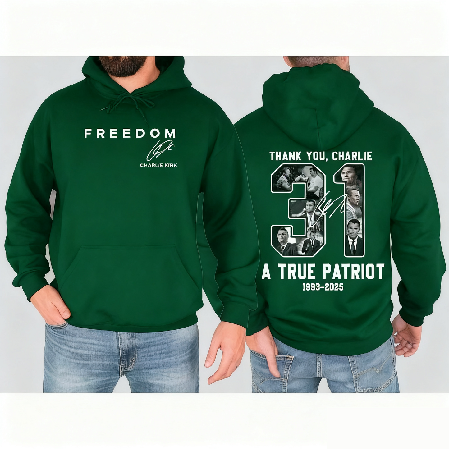 Men's Commemorative freedom 31 Printed Hoodie