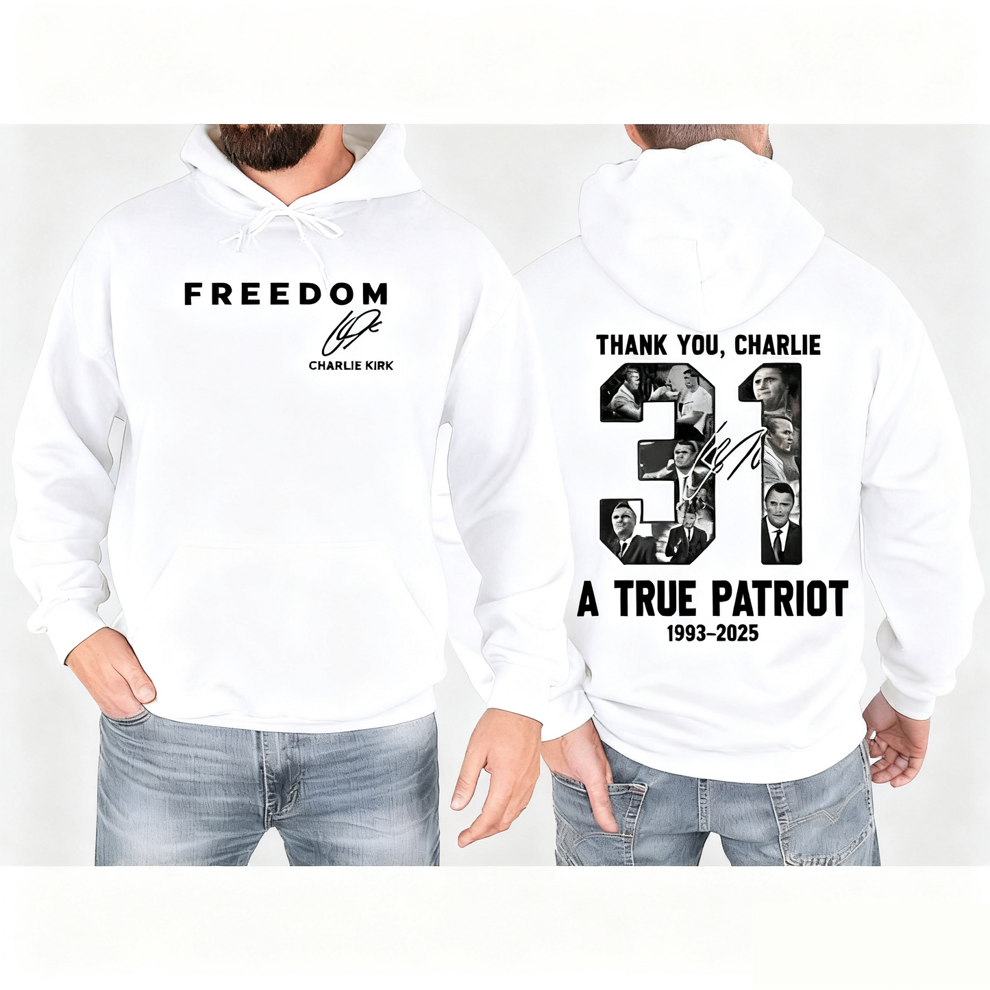 Men's Commemorative freedom 31 Printed Hoodie