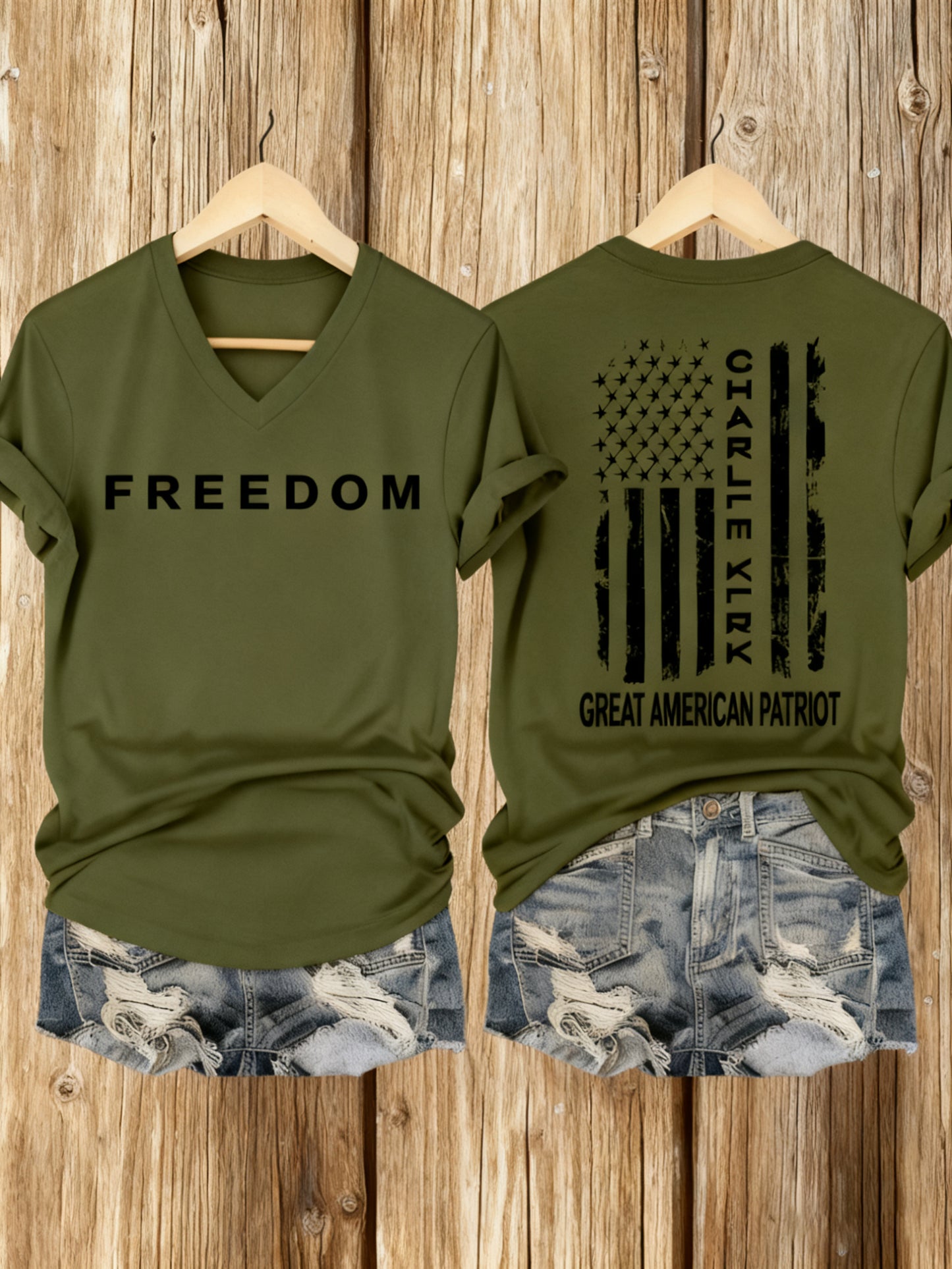 Women's Freedom Printed T-Shirt