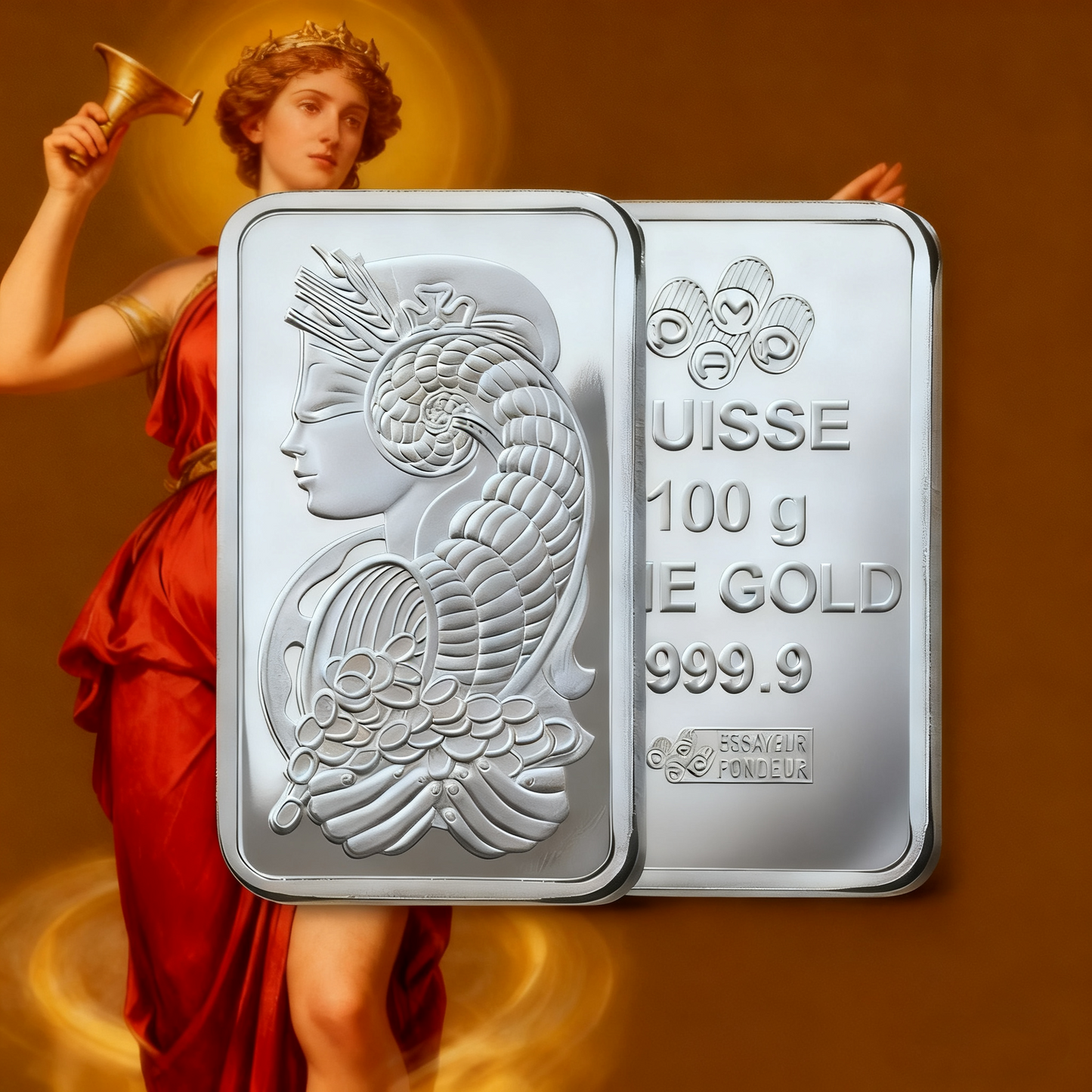 Suisse Queen Fortuna 1 oz Silver Bar