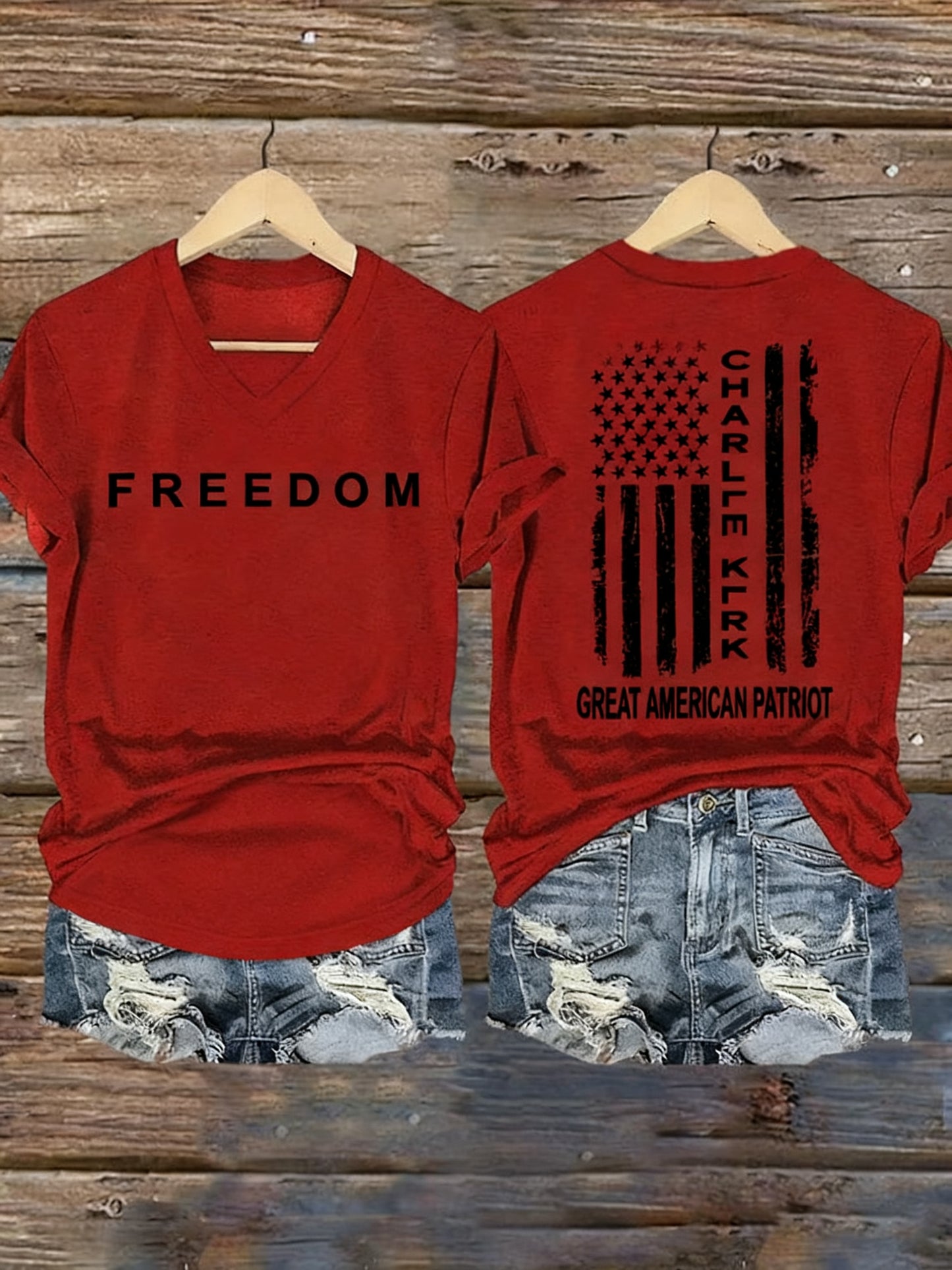 Women's Freedom Printed T-Shirt