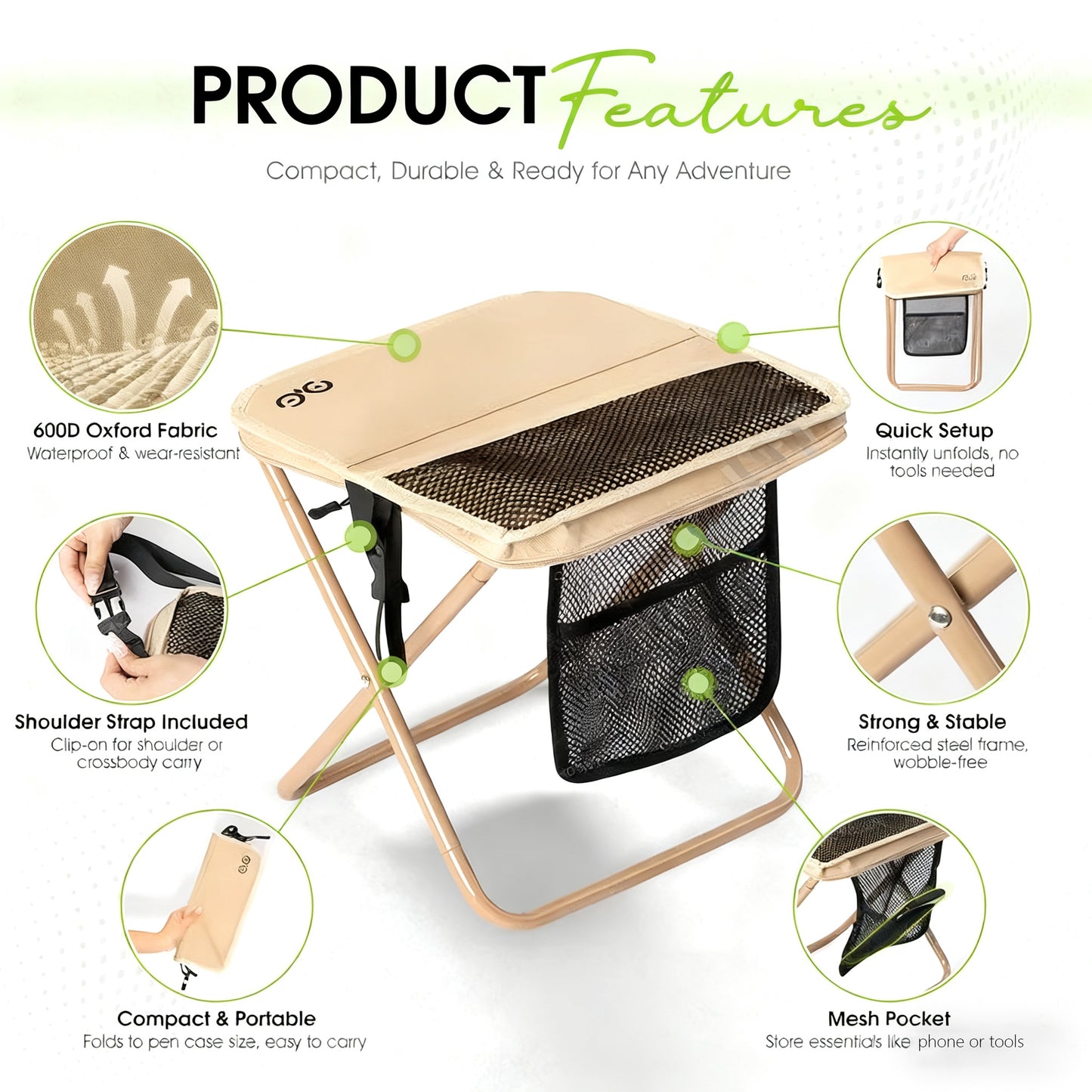 Portable Foldable Camping Chair
