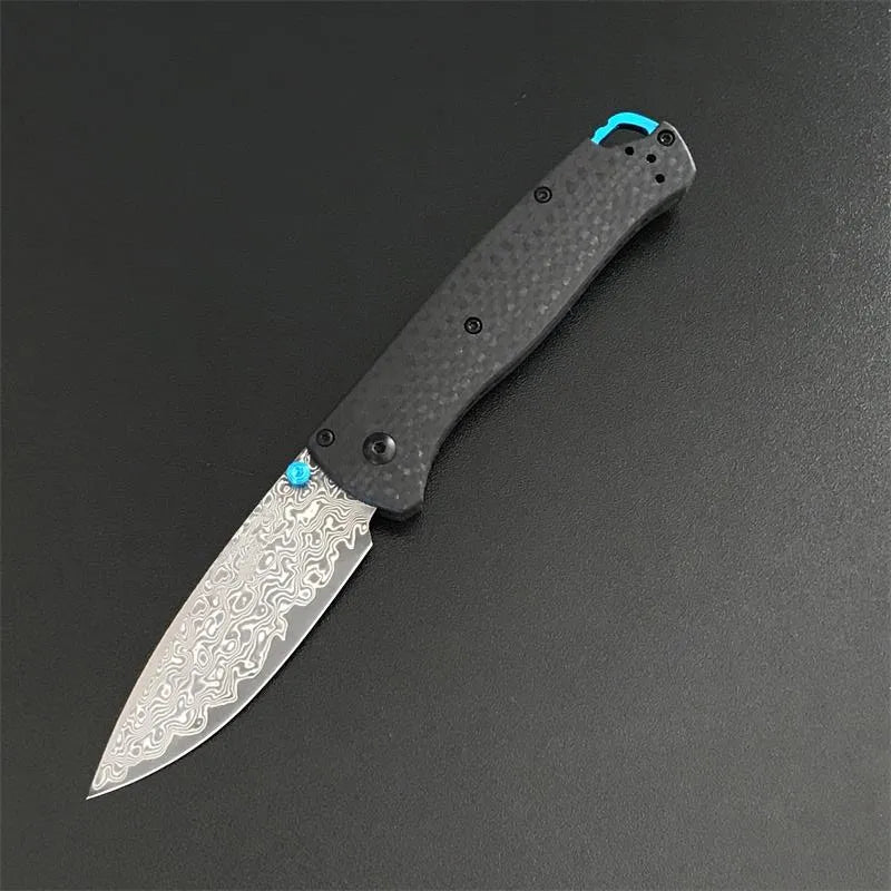 BM535C Vg10 Damascus Blade Carobon Fiber Handle Pocket Knife