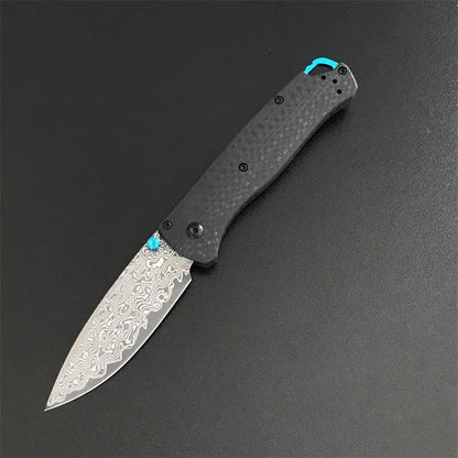 BM535C Vg10 Damascus Blade Carobon Fiber Handle Pocket Knife
