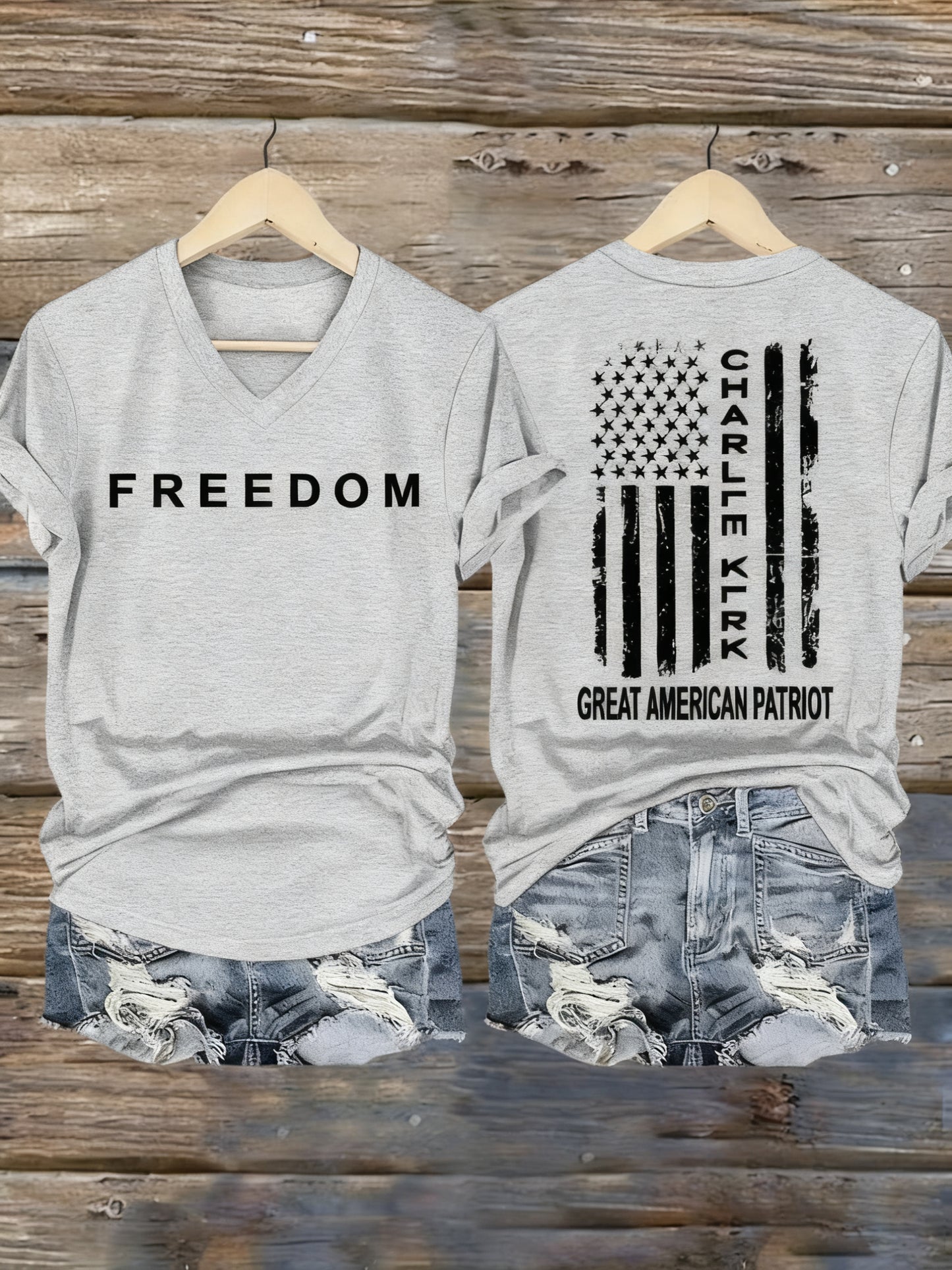 Women's Freedom Printed T-Shirt