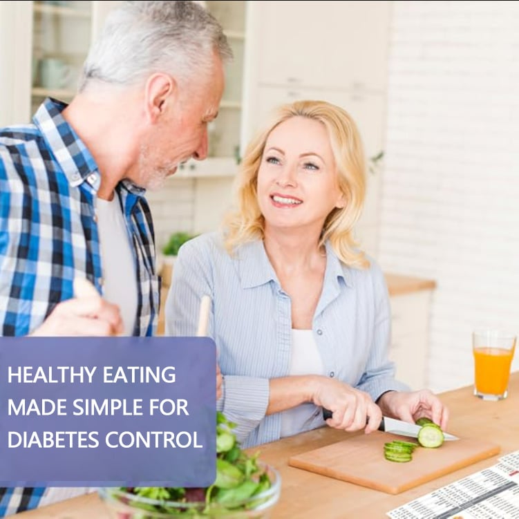 🎁Last Day Sale 48% OFF - 3 Count Diabetes Food List & Meal Planner - Low GI Foods, Calories, Glycemic Index, and Vitamin Chart