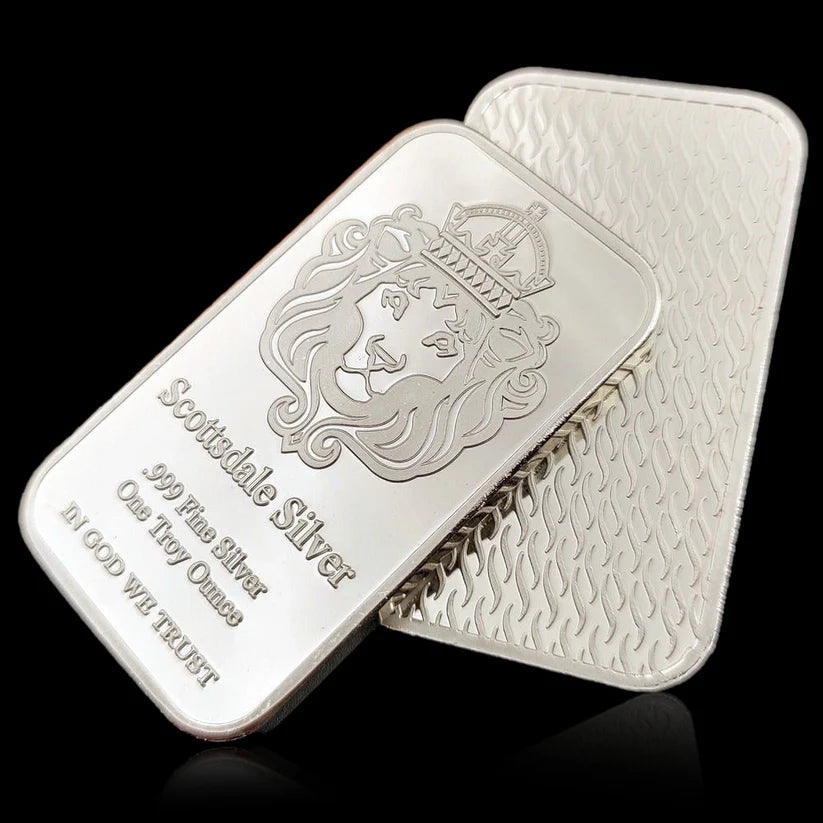 Scottsdale Silver 1 Troy oz.999 Fine Silver Bar