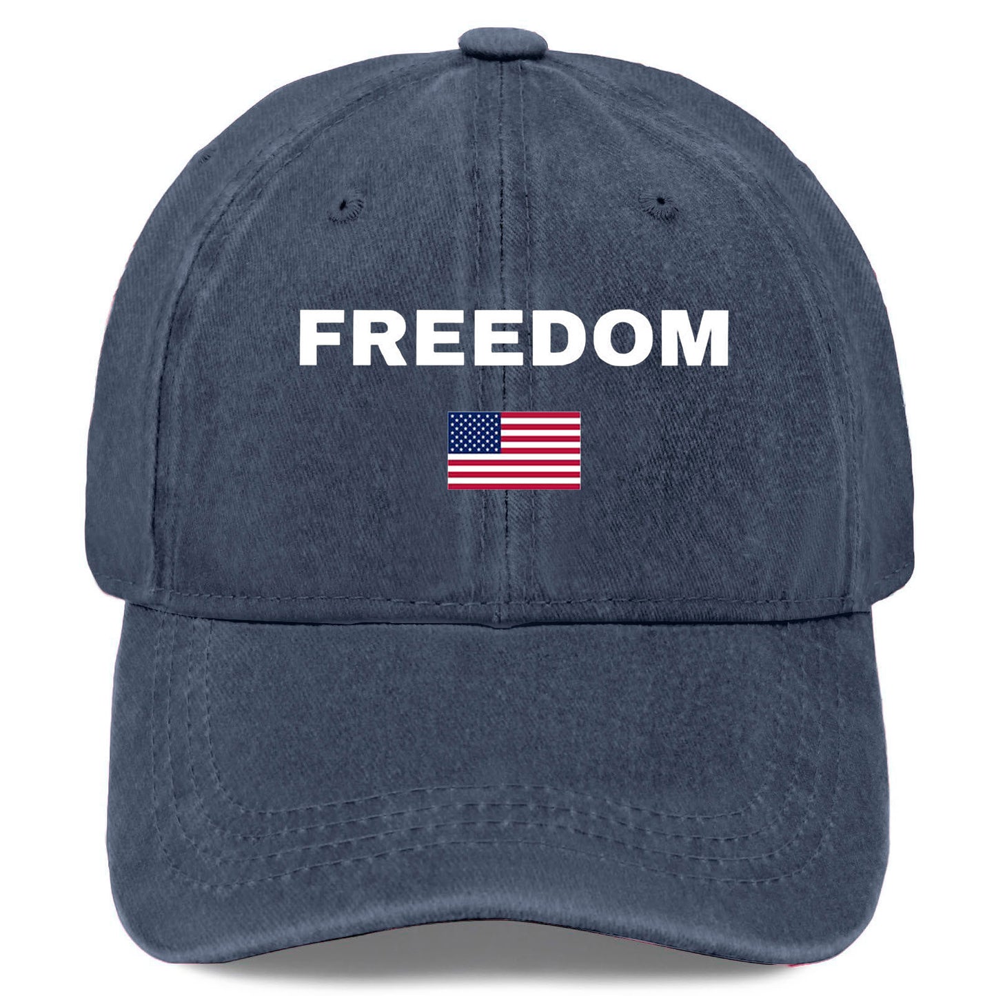 Unisex FREEDOM Flag Print Hat