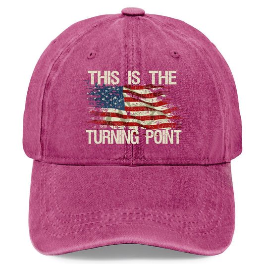 Unisex American Flag Vintage Washed Cotton Baseball Cap