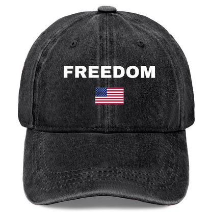 Unisex FREEDOM Flag Print Hat