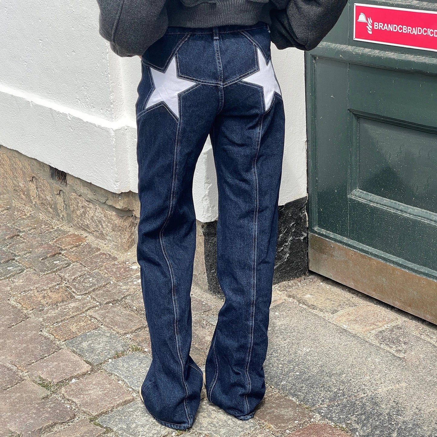 New trends for 2025-Star jeans with red Stars