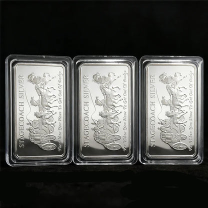 Stagecoach silver Bar -1/4 Divisible Bar