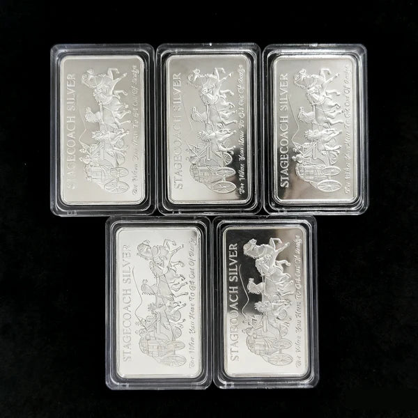 Stagecoach silver Bar -1/4 Divisible Bar