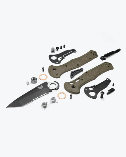 9070 Pocket Folding Knife D2 Steel Blade Non-slip Nylon Fiber Handle