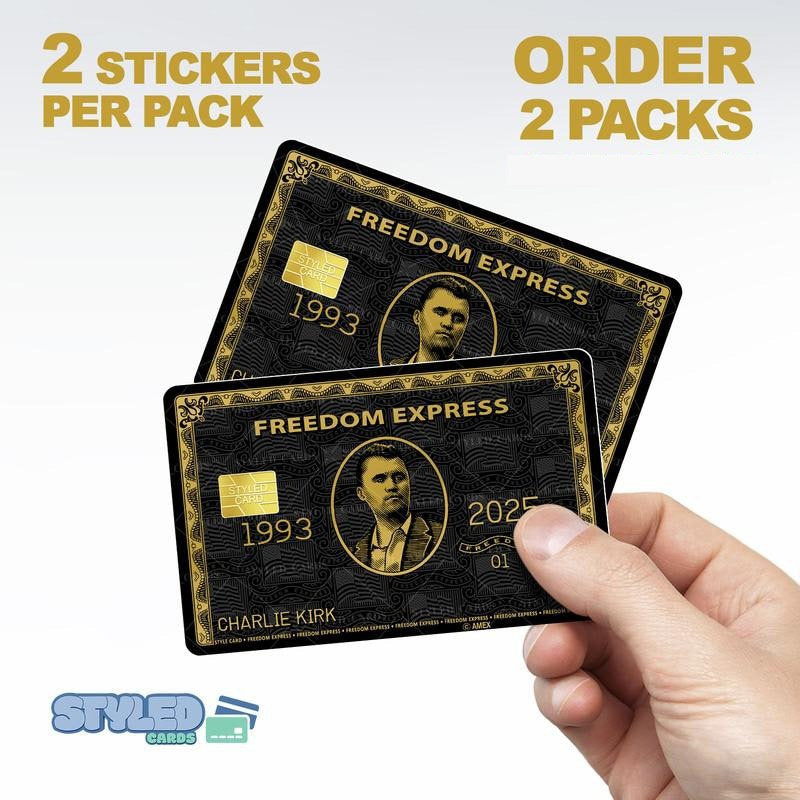 Patriot Debit Card Stickers – Freedom-Inspired Designs