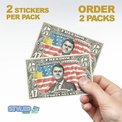 Patriot Debit Card Stickers – Freedom-Inspired Designs