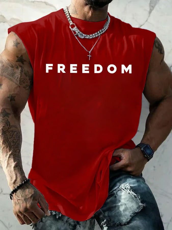 Men's Freedom Printed Vest