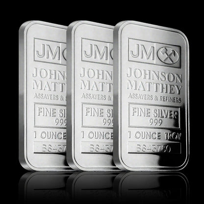 Johnson Matthey Silver Bars