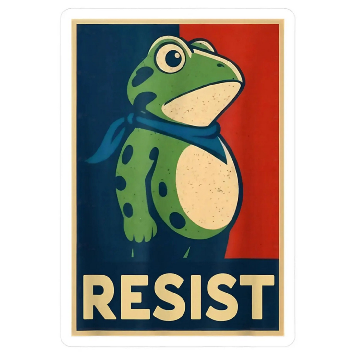 Portland Frog Protest Stickers 🐸