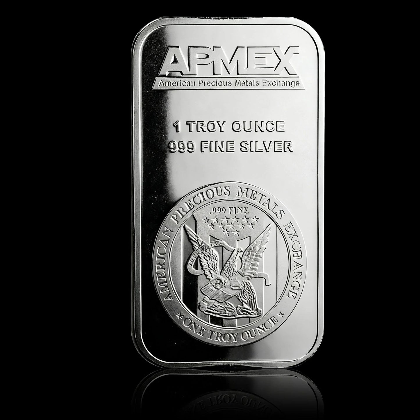 .999 Fine Pure APMEX Silver Bar