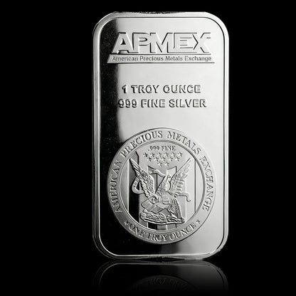 .999 Fine Pure APMEX Silver Bar