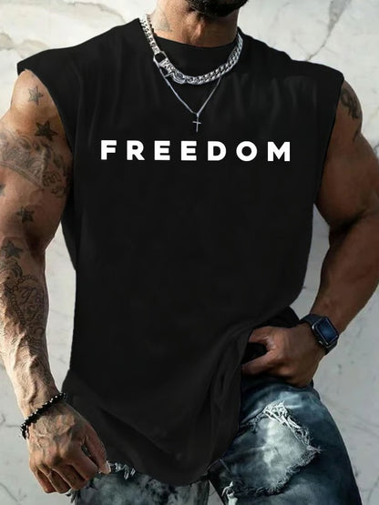 Men's Freedom Printed Vest