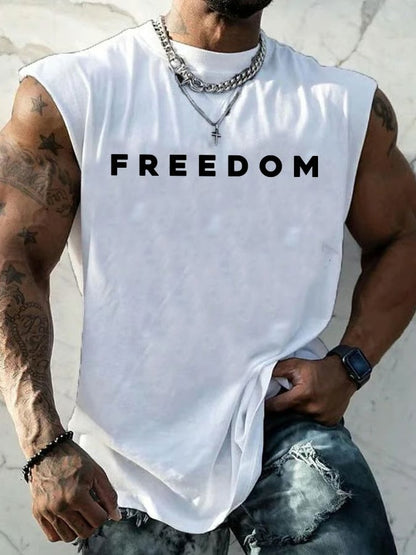 Men's Freedom Printed Vest