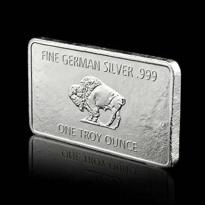 Germany Buffalo Silver Bar ( 1 Troy Ounce )