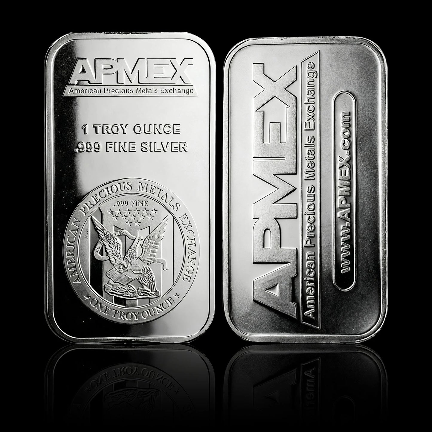 .999 Fine Pure APMEX Silver Bar