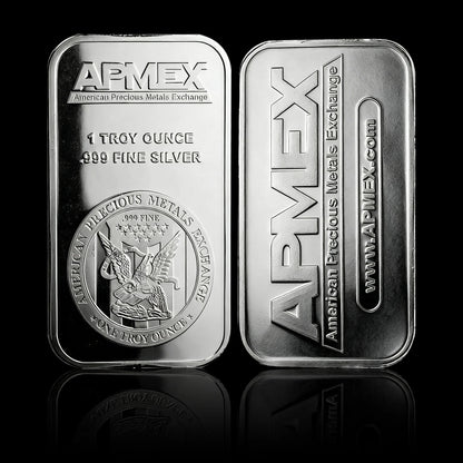 .999 Fine Pure APMEX Silver Bar