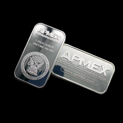 .999 Fine Pure APMEX Silver Bar