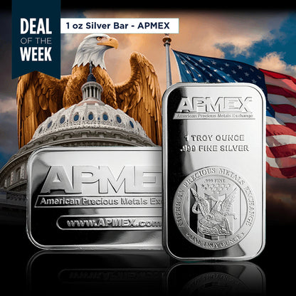 .999 Fine Pure APMEX Silver Bar