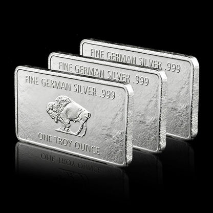 Germany Buffalo Silver Bar ( 1 Troy Ounce )